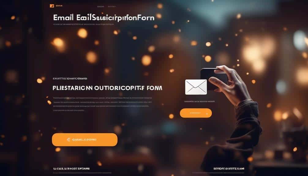 game changing strategies for email subscription forms
