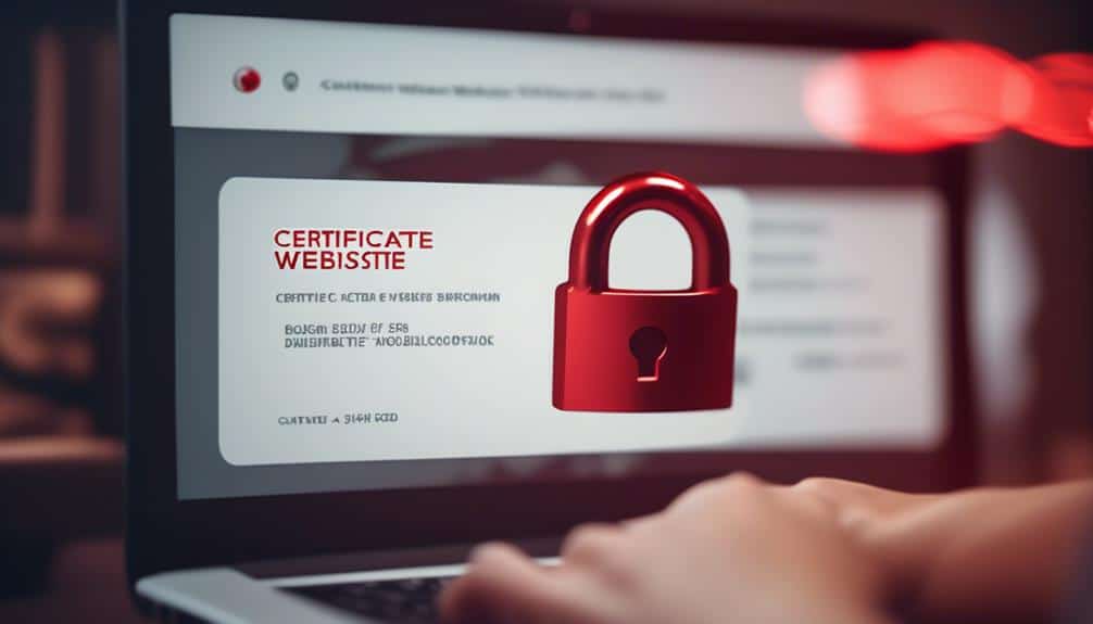 common certificate error types