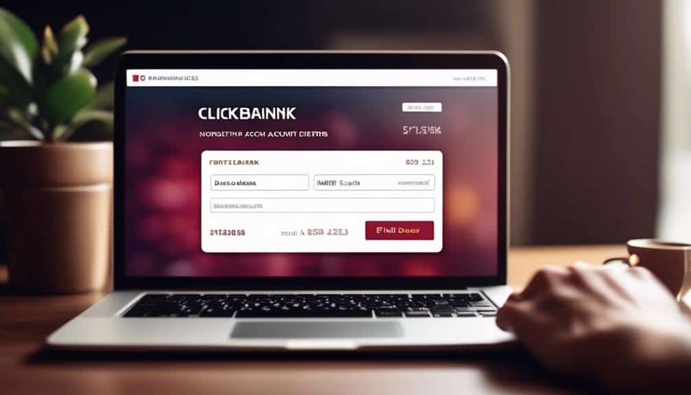 creating a clickbank account