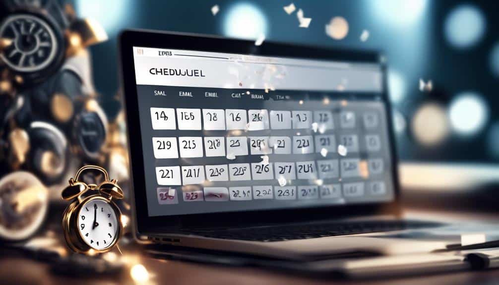 efficient email scheduling automation