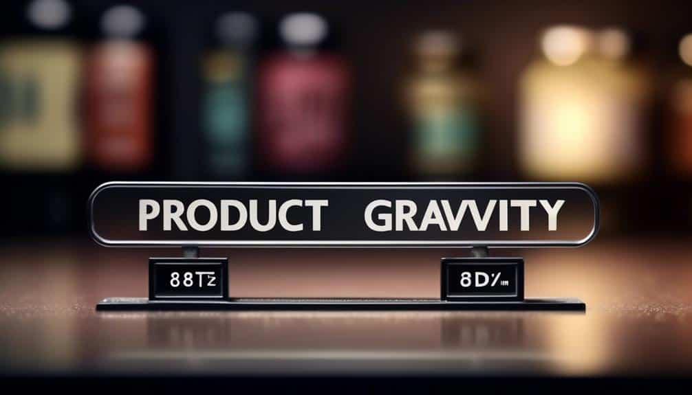 gravity in product analysis